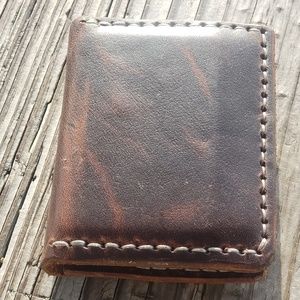 Handmade leather wallet